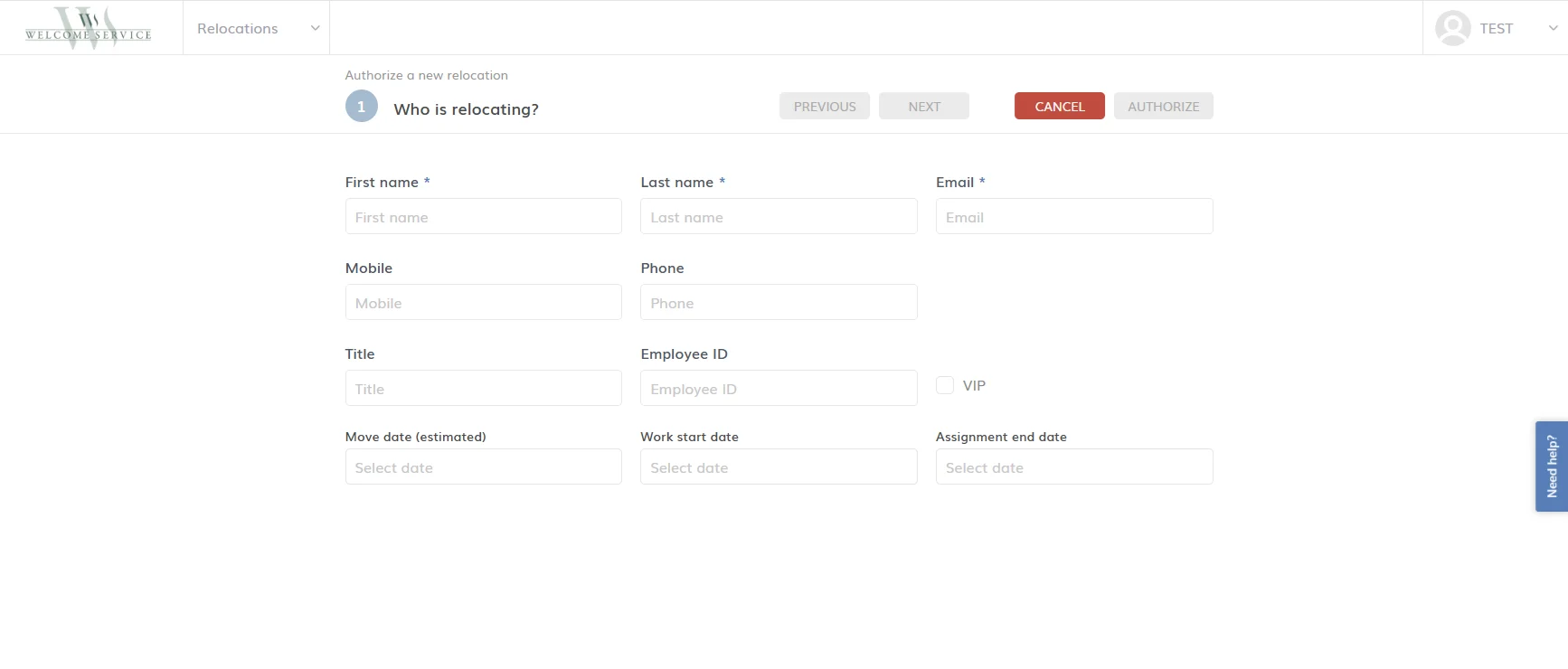 REX Portal HR Dashboard